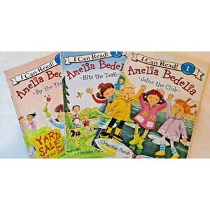 Set of 3 1st Edition Amelia Bedelia, "I Can Read" Books, Level 1